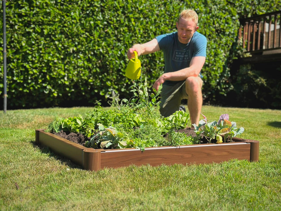 Mia Square Single Tier Raised Garden Bed