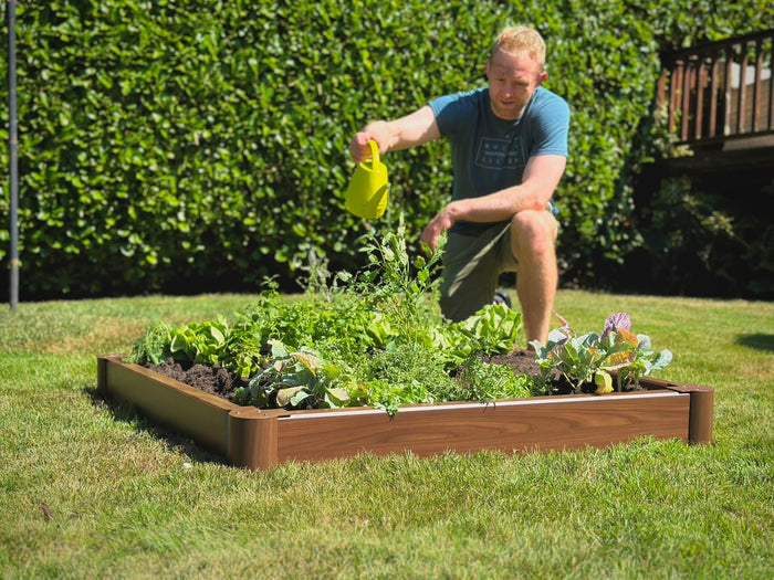 Mia Square Single Tier Raised Garden Bed